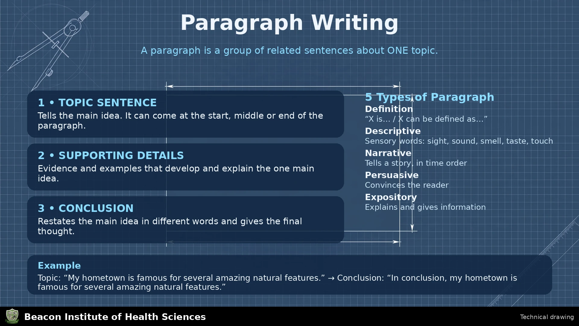 Paragraph Writing Infographic