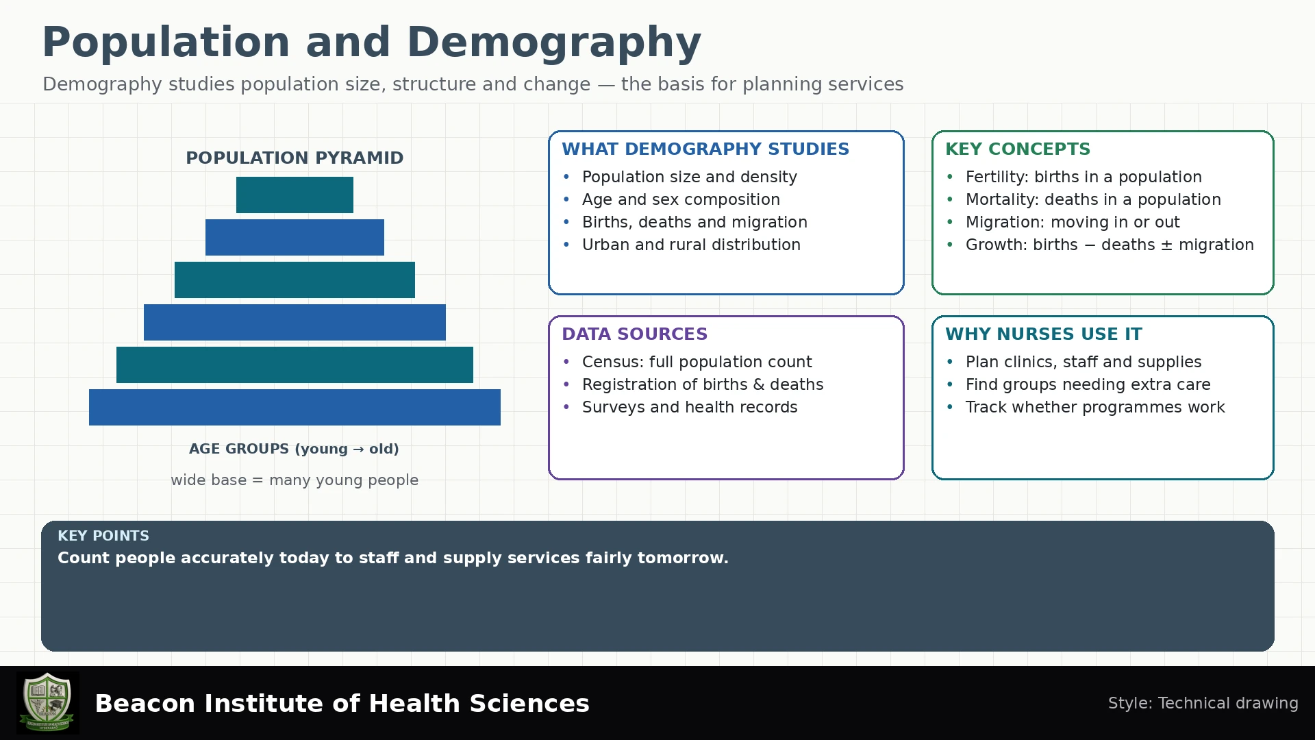 Population and Demography Infographic