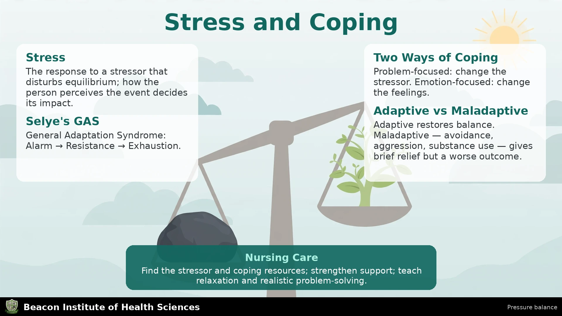 Stress and Coping Infographic