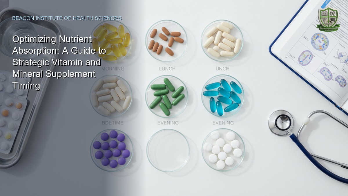Optimizing Nutrient Absorption: A Guide to Strategic Vitamin and Mineral Supplement Timing