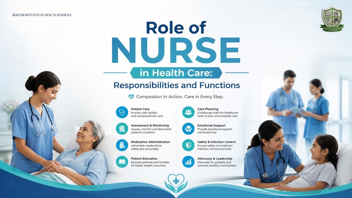 Role of Nurse in Health Care: Responsibilities and Functions